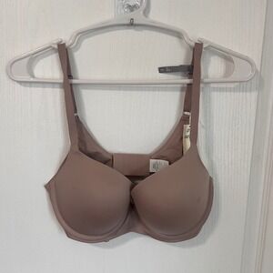 Aerie Smooth Plunge Bra Lightly Lined Everyday Comfort US Size 34D NWT HAS STAIN